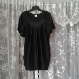 Black shift dress